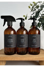 Set of 3 500ml Amber Bottle Spray Kitchen