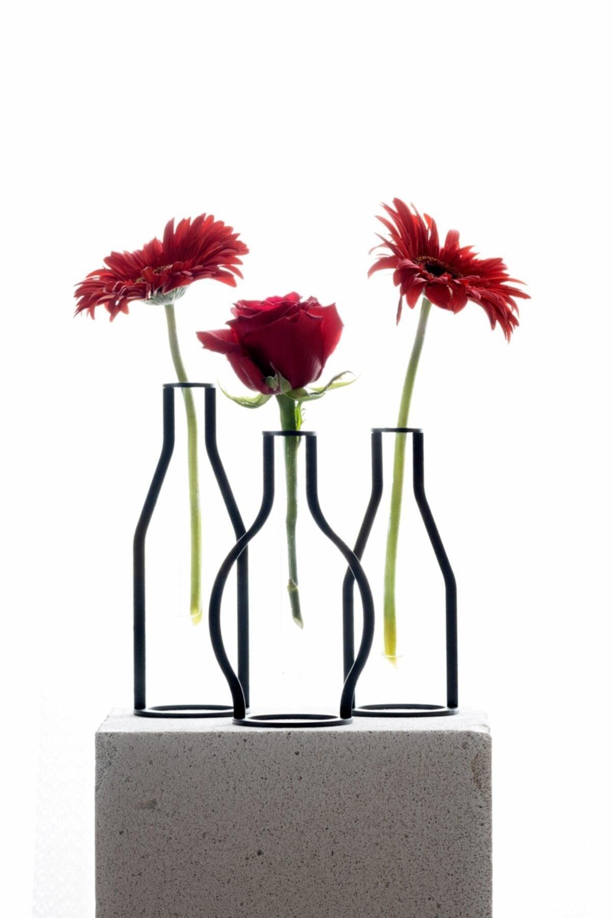 Set of 3 Decorative Metal Vintage Vase - Swordslife