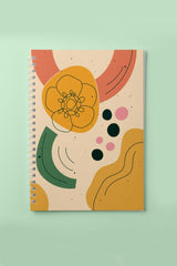 Set of 3 Spiral Checkered Notebooks - Summer