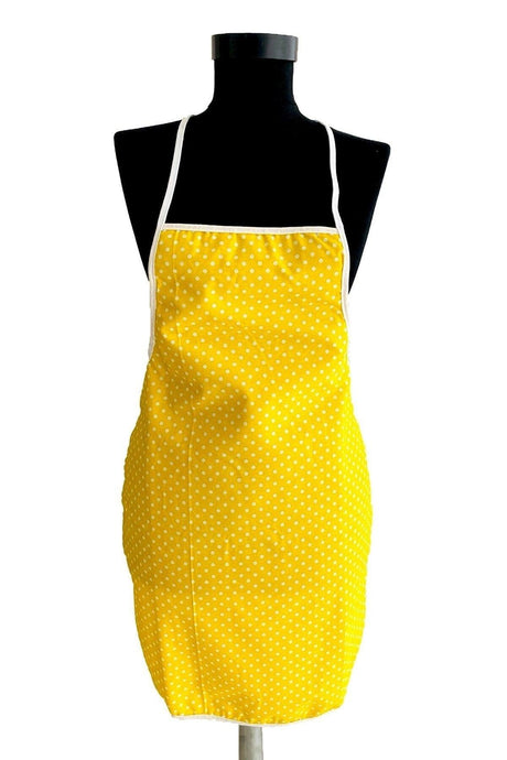 3 Pieces Yellow Kitchen Apron Set Waterproof Apron Heat Proof Gloves And Handle Set - Swordslife