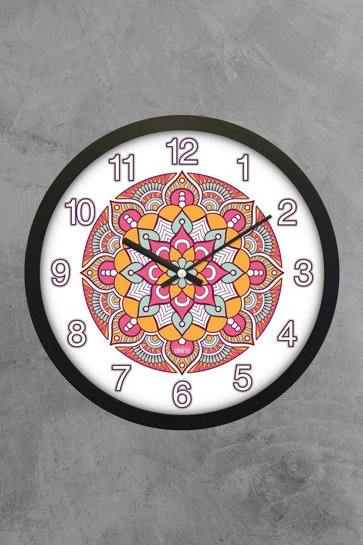 30 Cm Real Glass Silent Mechanism Wall Clock - Swordslife