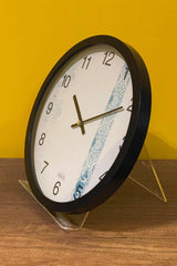 30 Cm Real Glass Silent Mechanism Wall Clock - Swordslife