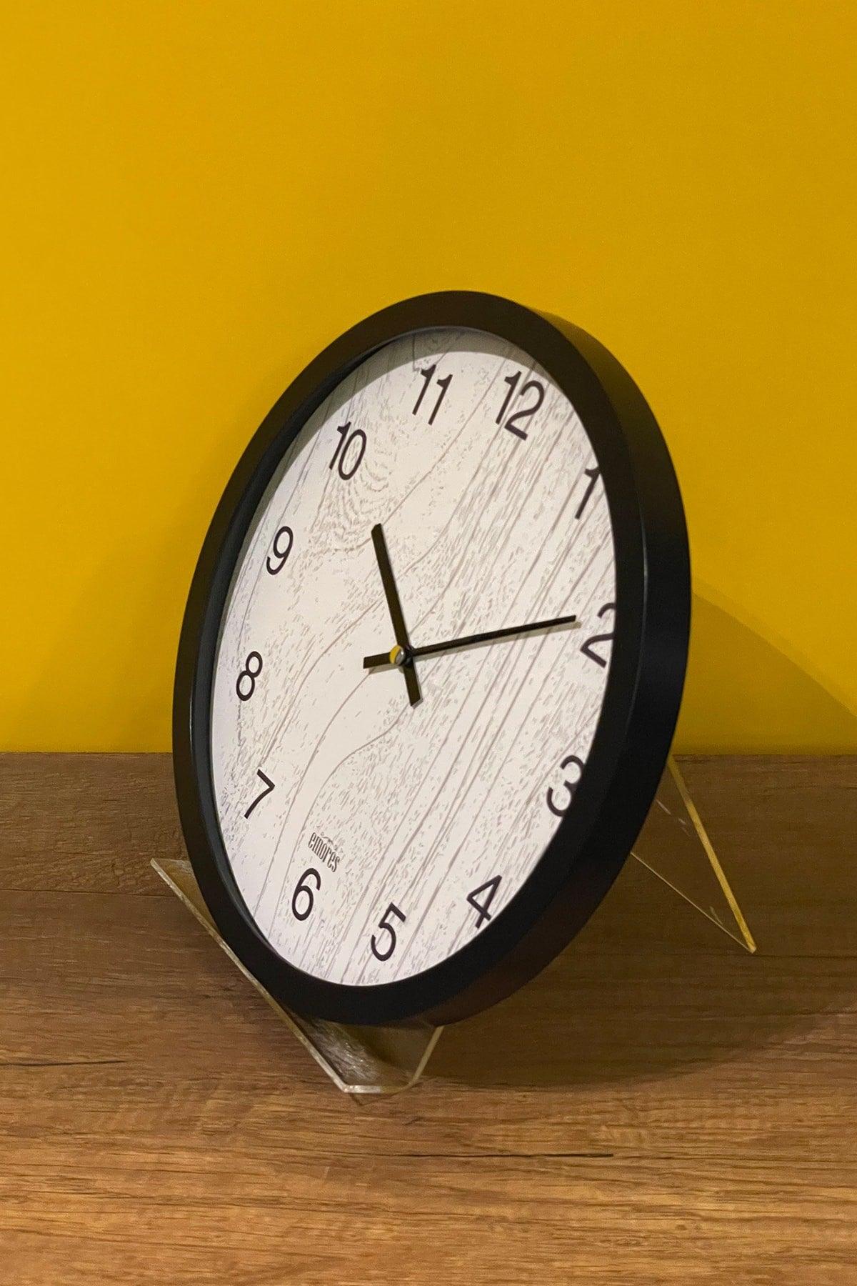 30 Cm Real Glass Silent Mechanism Wall Clock - Swordslife