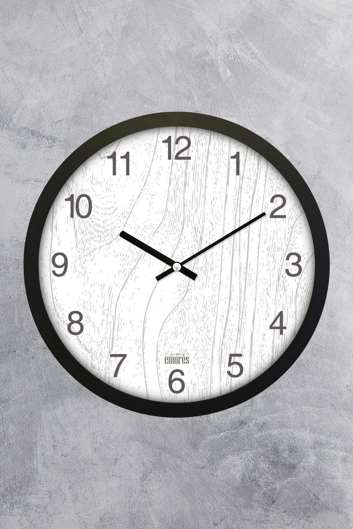 30 Cm Real Glass Silent Mechanism Wall Clock - Swordslife