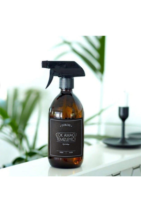 300ml Amber Brown Glass Spray Bottle Multi-Purpose Cleaner Black Label - Swordslife