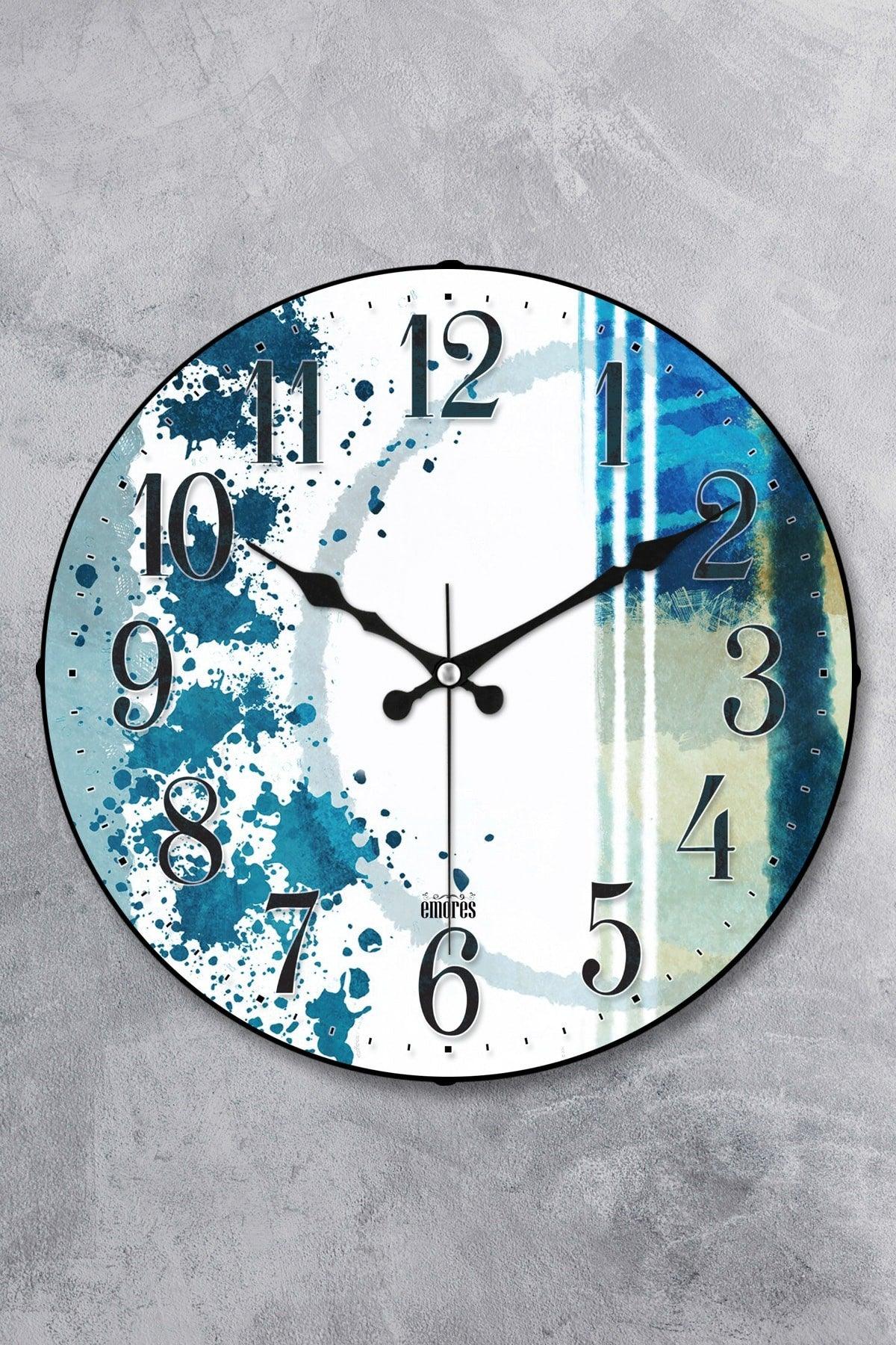 36 Cm Decorative Real Glass Bombe Silent Mechanism Wall Clock - Swordslife