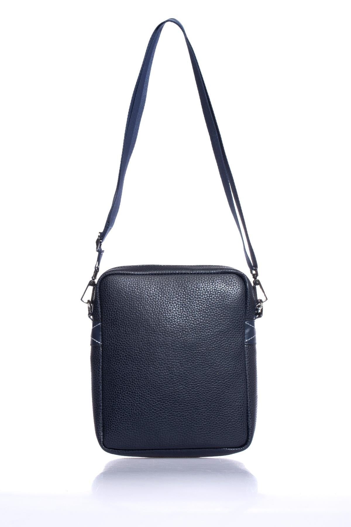 Plevr21621 Navy Blue Men's Shoulder Bag