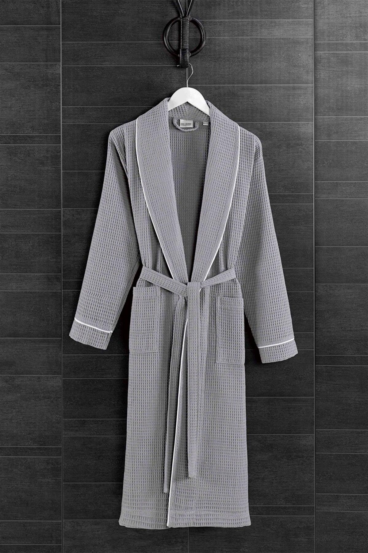 Soho Pike Bathrobe + Towel Set Gray - Swordslife