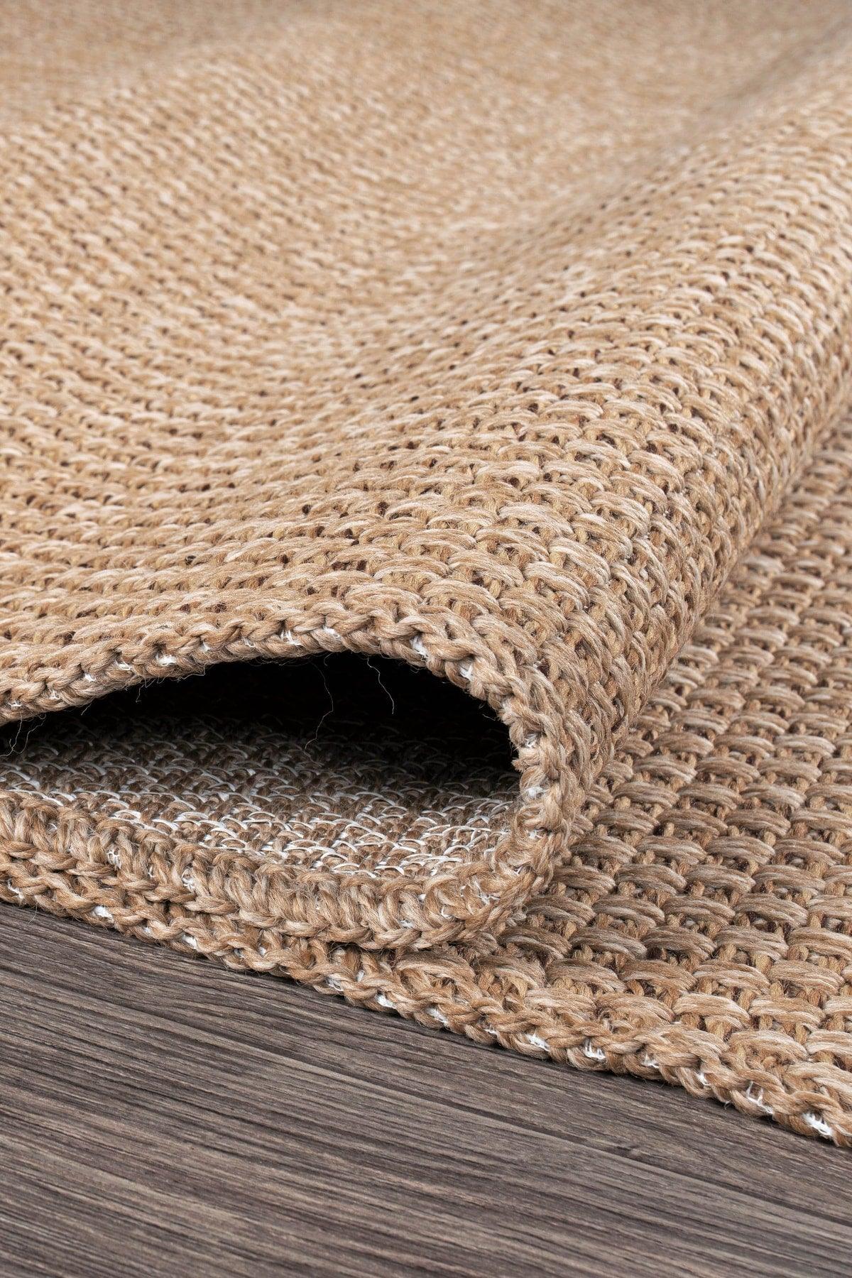 Rusticana 3101 Jute Based Modern Knitted Rug - Swordslife