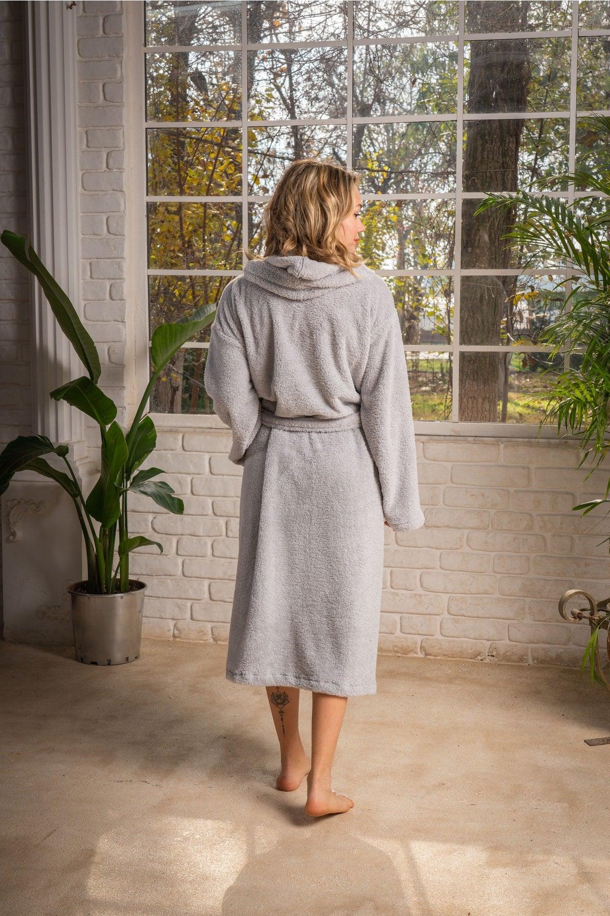 Welsoft Hooded Unisex Bathrobe & Dressing Gown - Swordslife