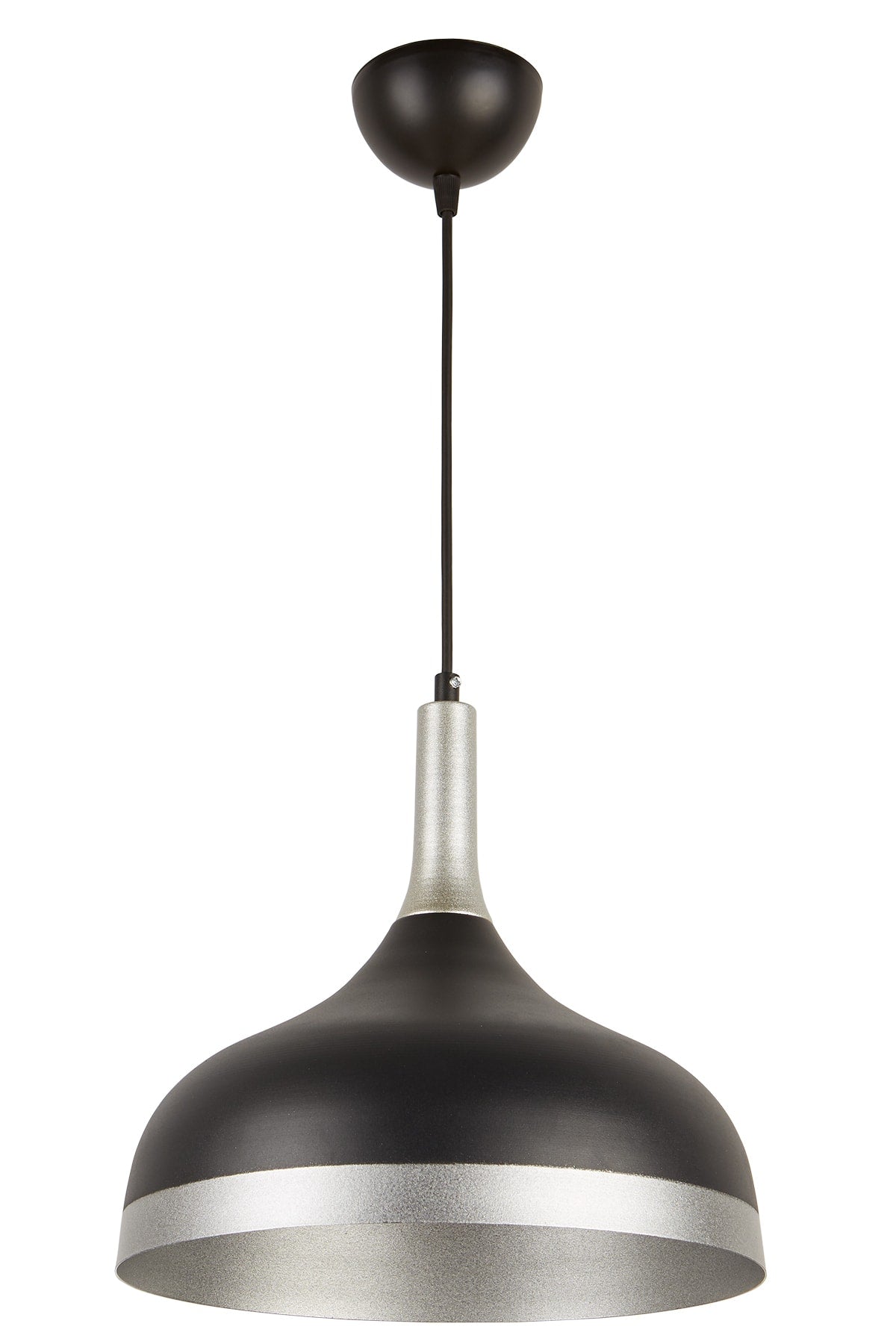 Marco Special Design Modern Decorative Cafe Kitchen Living Room Black Inside Silver Pendant Lamp Single Chandelier