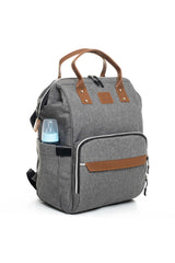 Lux Waterproof Stainproof Functional Baby Care Backpack Gray