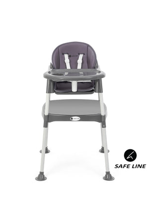 Desk Padded Highchair Dark Gray