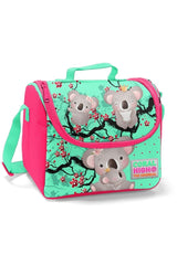 Green Koala Printed Girls' Primary School Bag Set - Usb Output