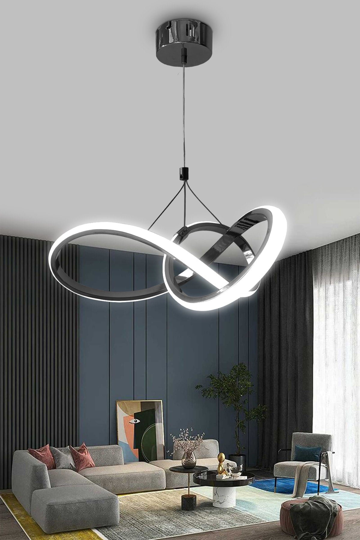 Modern Pendant Lamp LED Chandelier White Light LED Chandelier