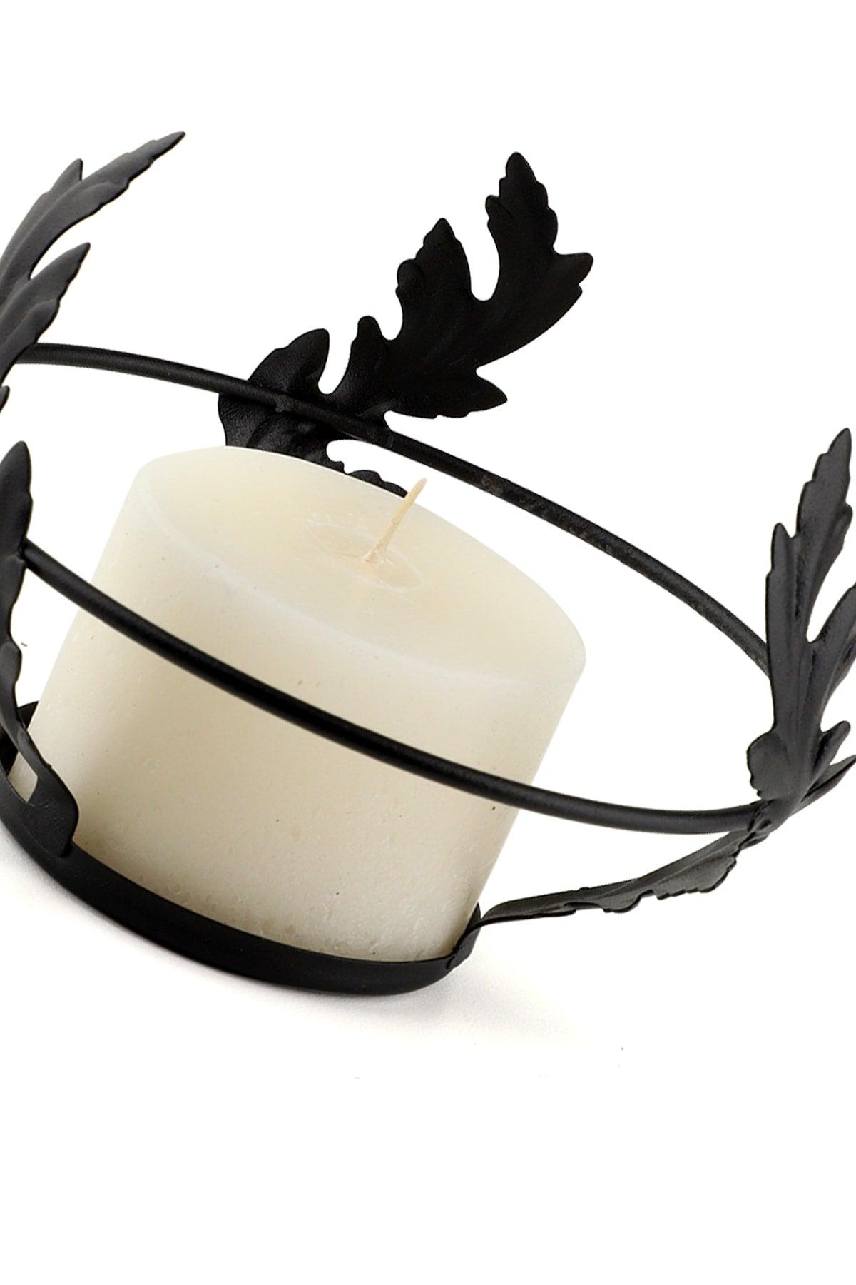 Haliç 3rd Set Candle Holder Black - Swordslife