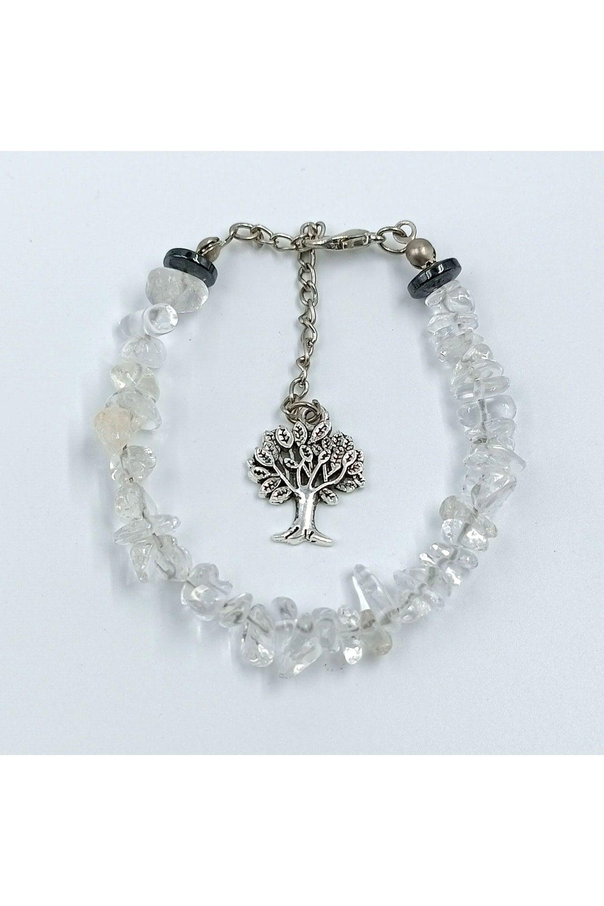 Natural Stone Crystal Quartz Broken Natural Stone Bracelet Women Bracelet - Swordslife