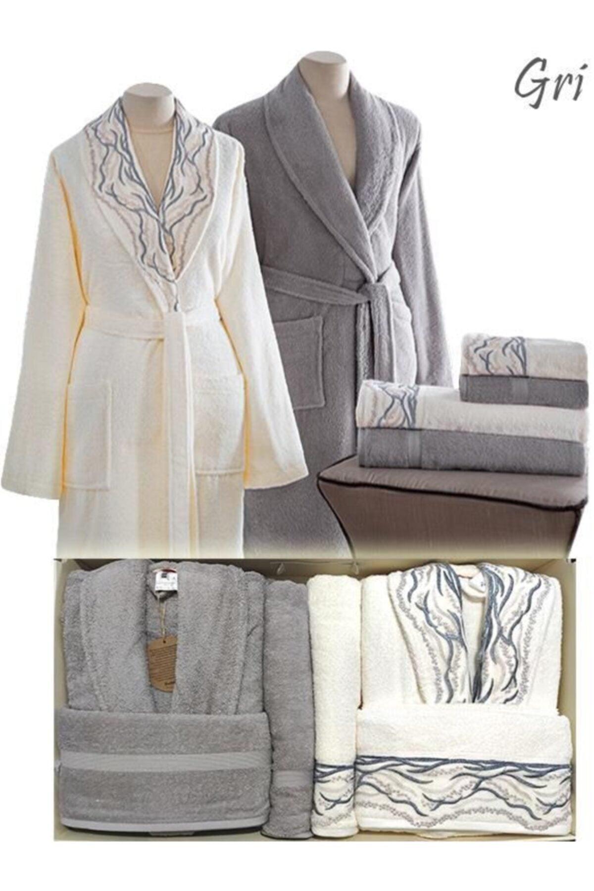 Bathrobe Set Elegant Family Set Double - Swordslife