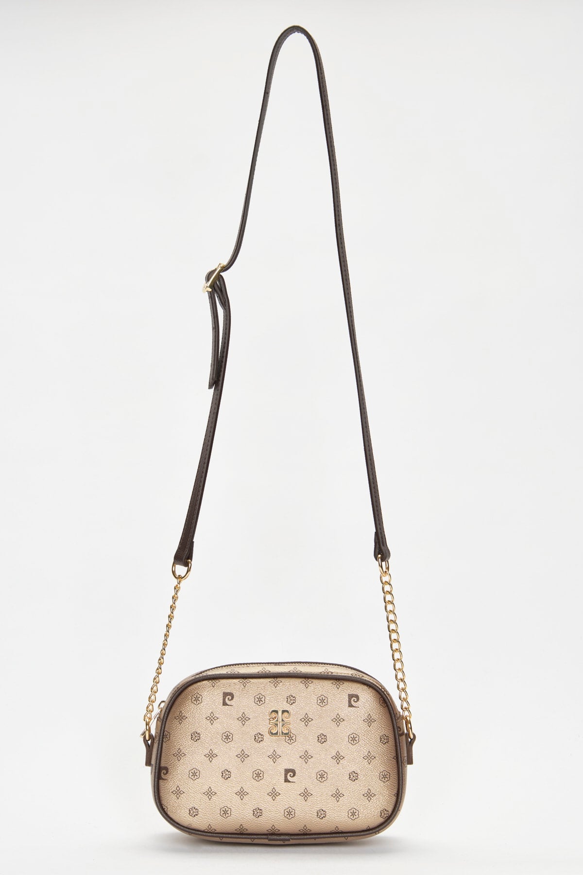 Gold Monogram Women's Shoulder Bag 05PO22Y1543