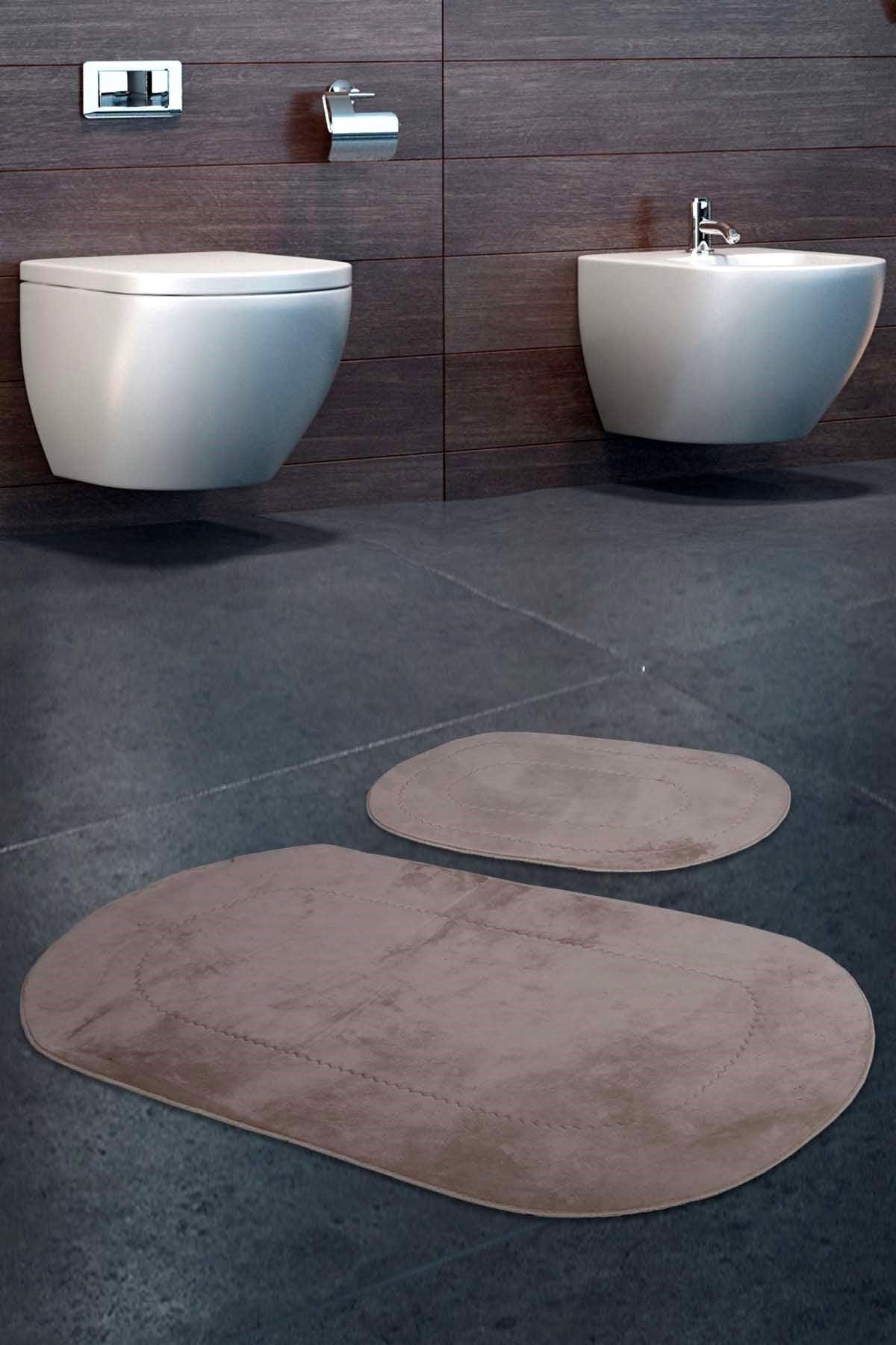 Rixos Mink 2 Pcs Bathroom Carpet Mat Set Non-Slip Toilet Seat Set - Swordslife