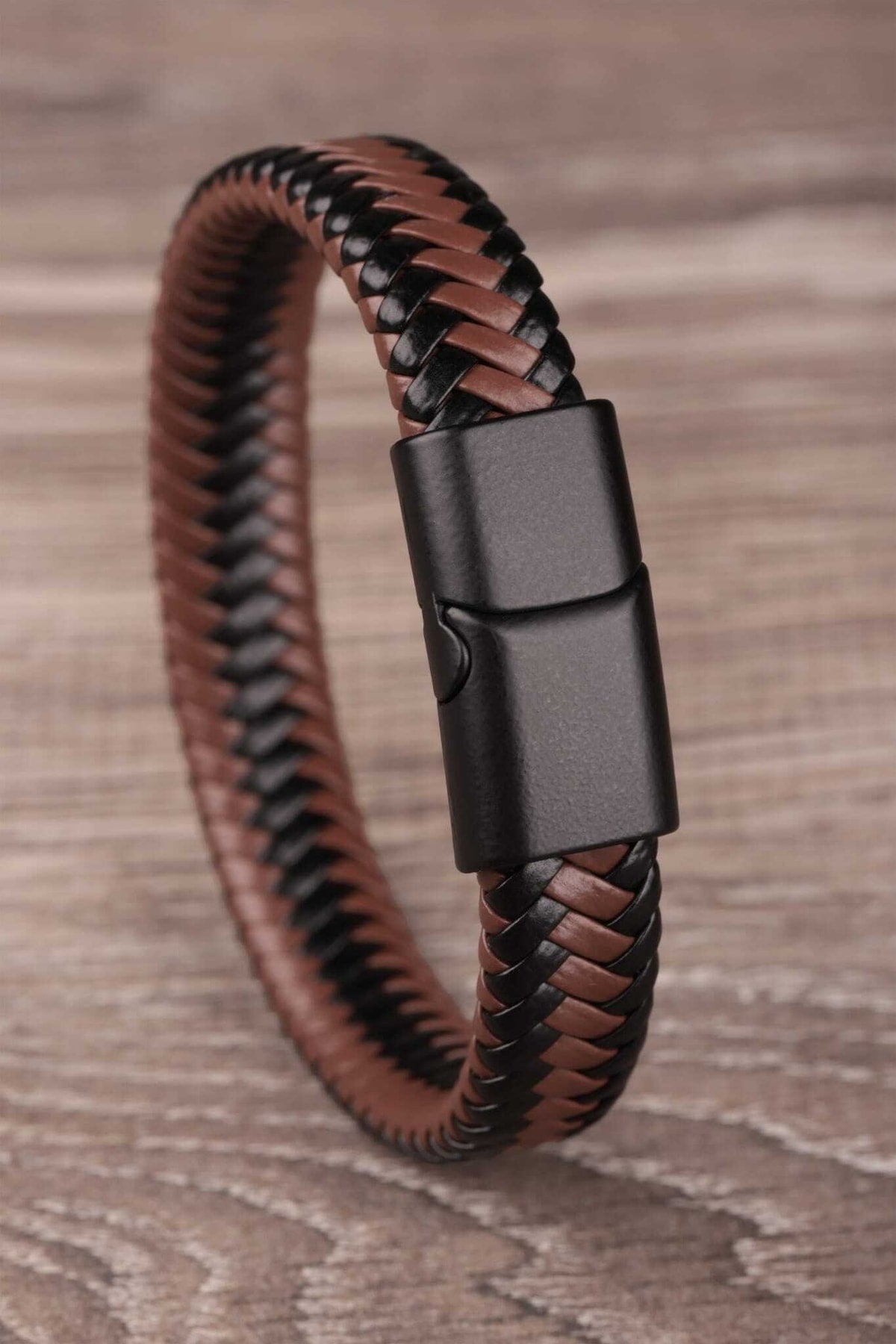 Magnet Vegan Leather Bracelet