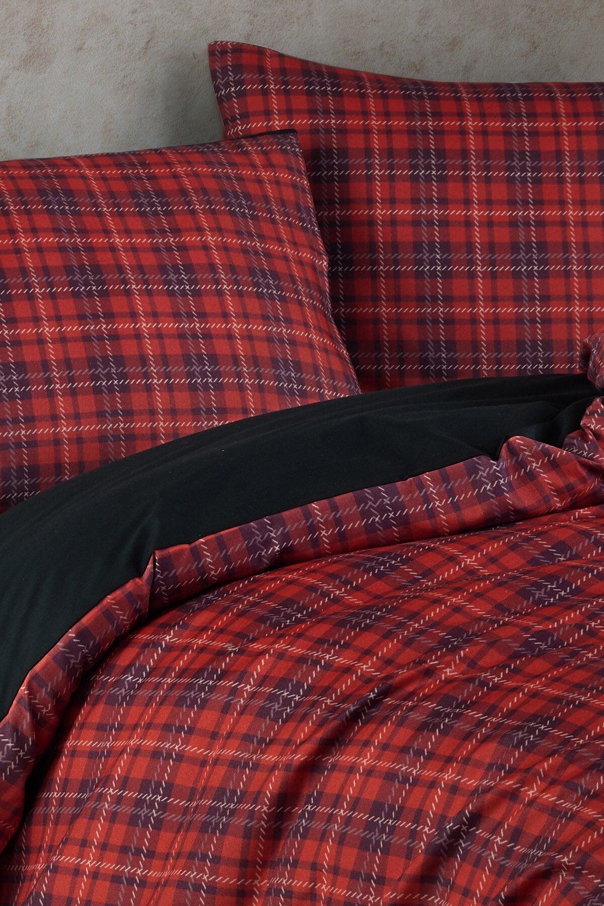 Mature Duvet Cover Set Double Scottish Red - Swordslife