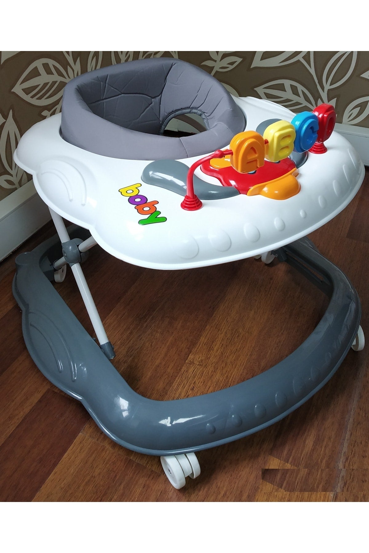 Boby Musical Walker Kids Walker Gray White