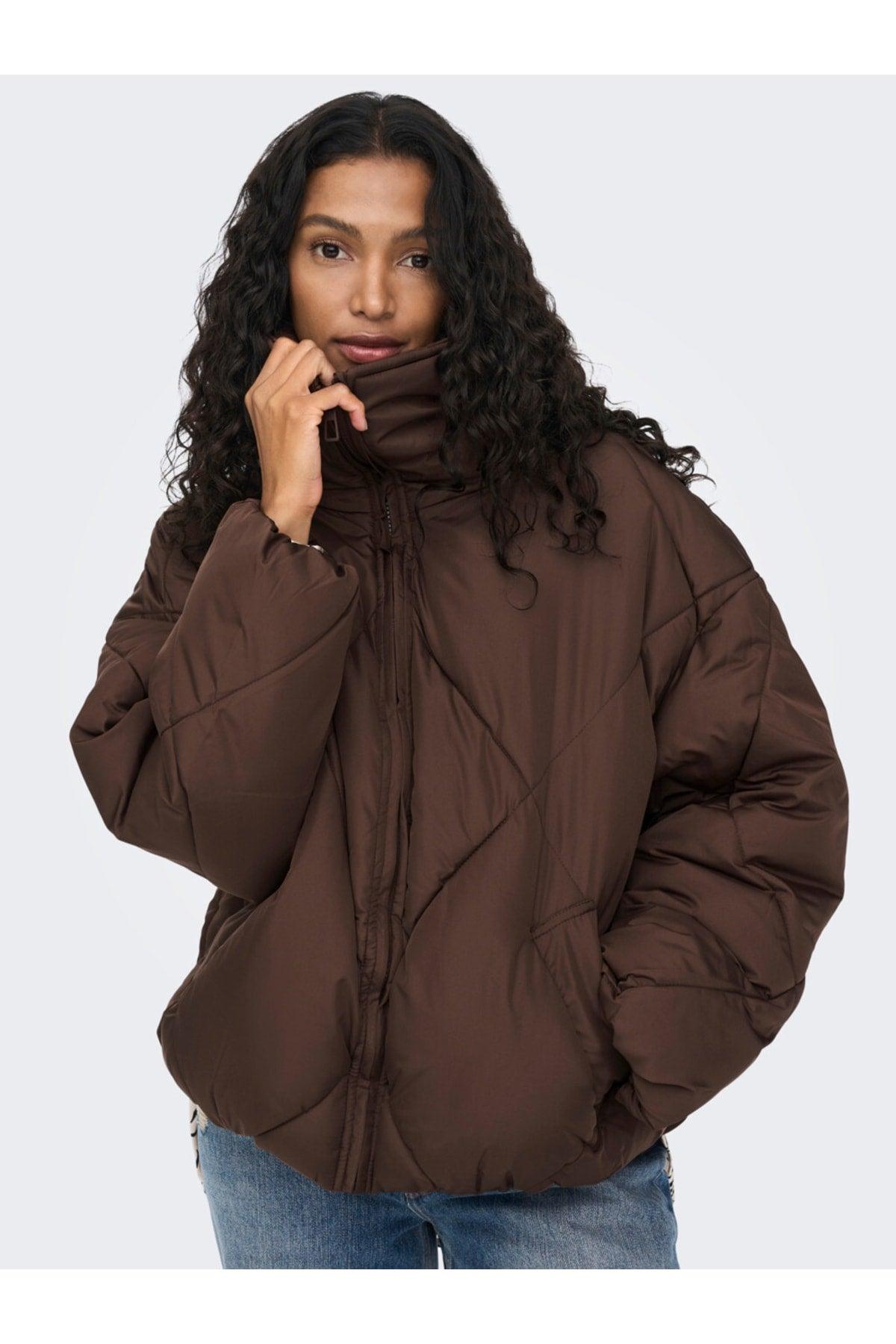 Brown Women's Coat 15242558 - Swordslife