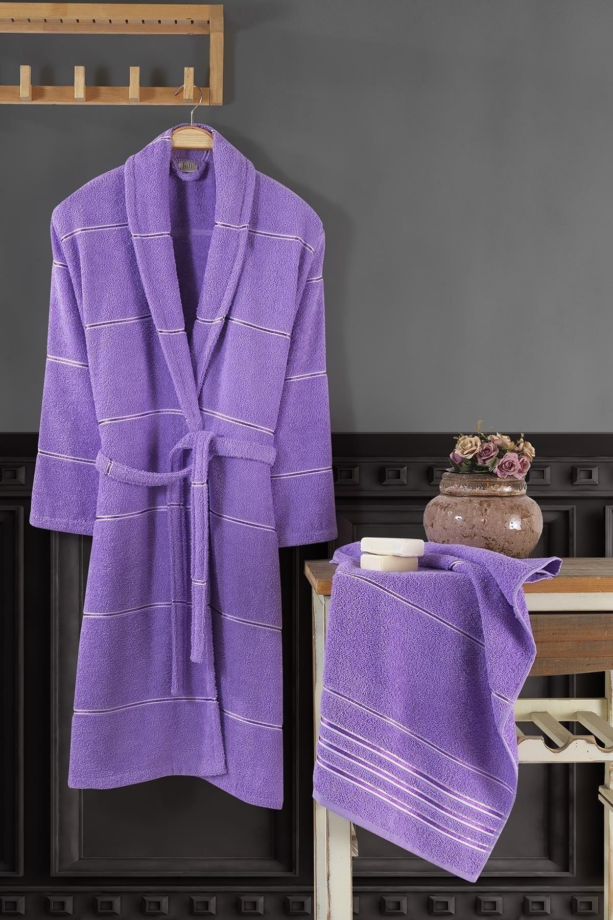 Rose Family Bathrobe Set 4 Pieces 100% Cotton - Swordslife