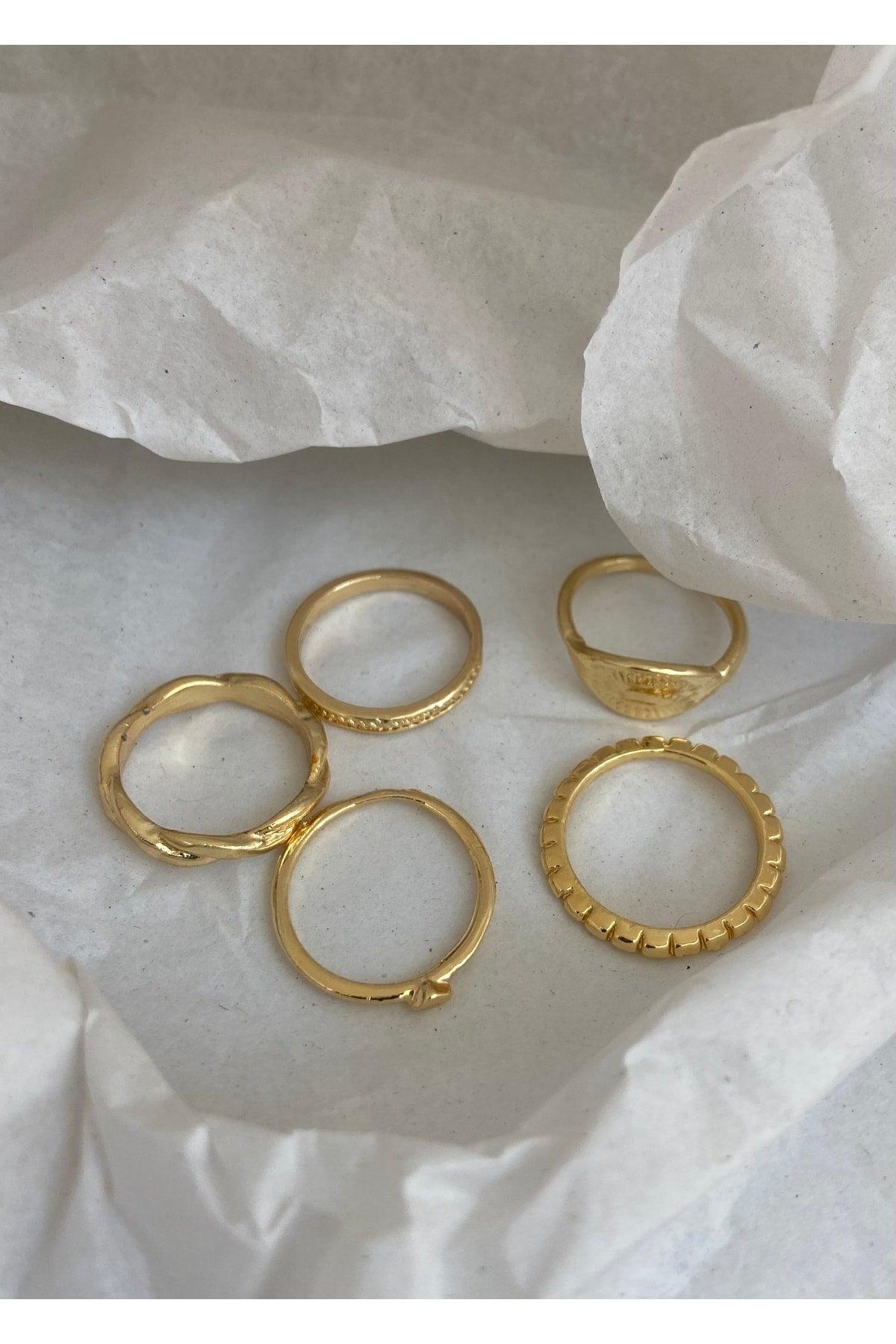 Gold Color Ring Set - Swordslife