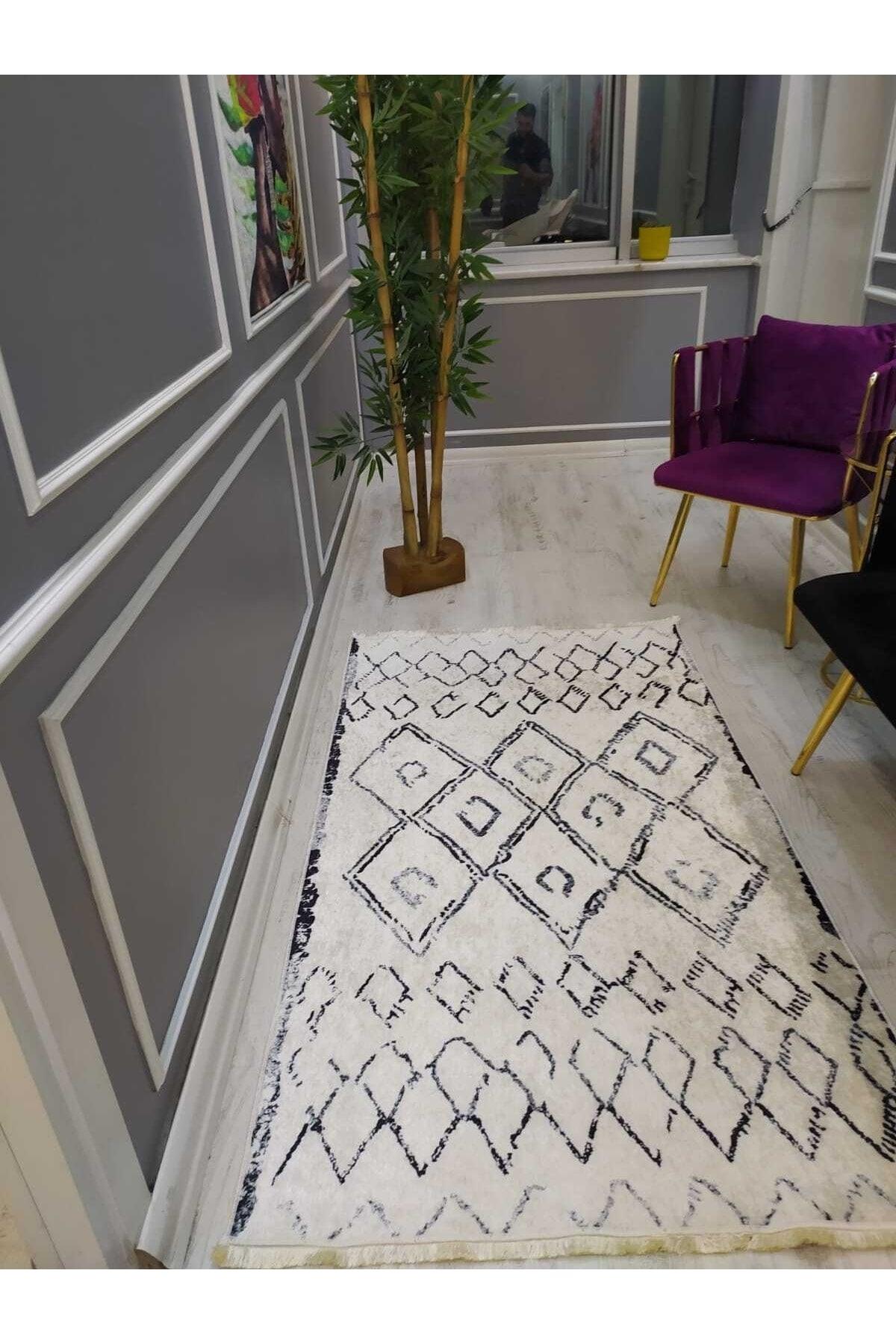Non-Slip Stain Resistant Washable Scandinavian Rug Pattern Woven Floor Carpet - Swordslife