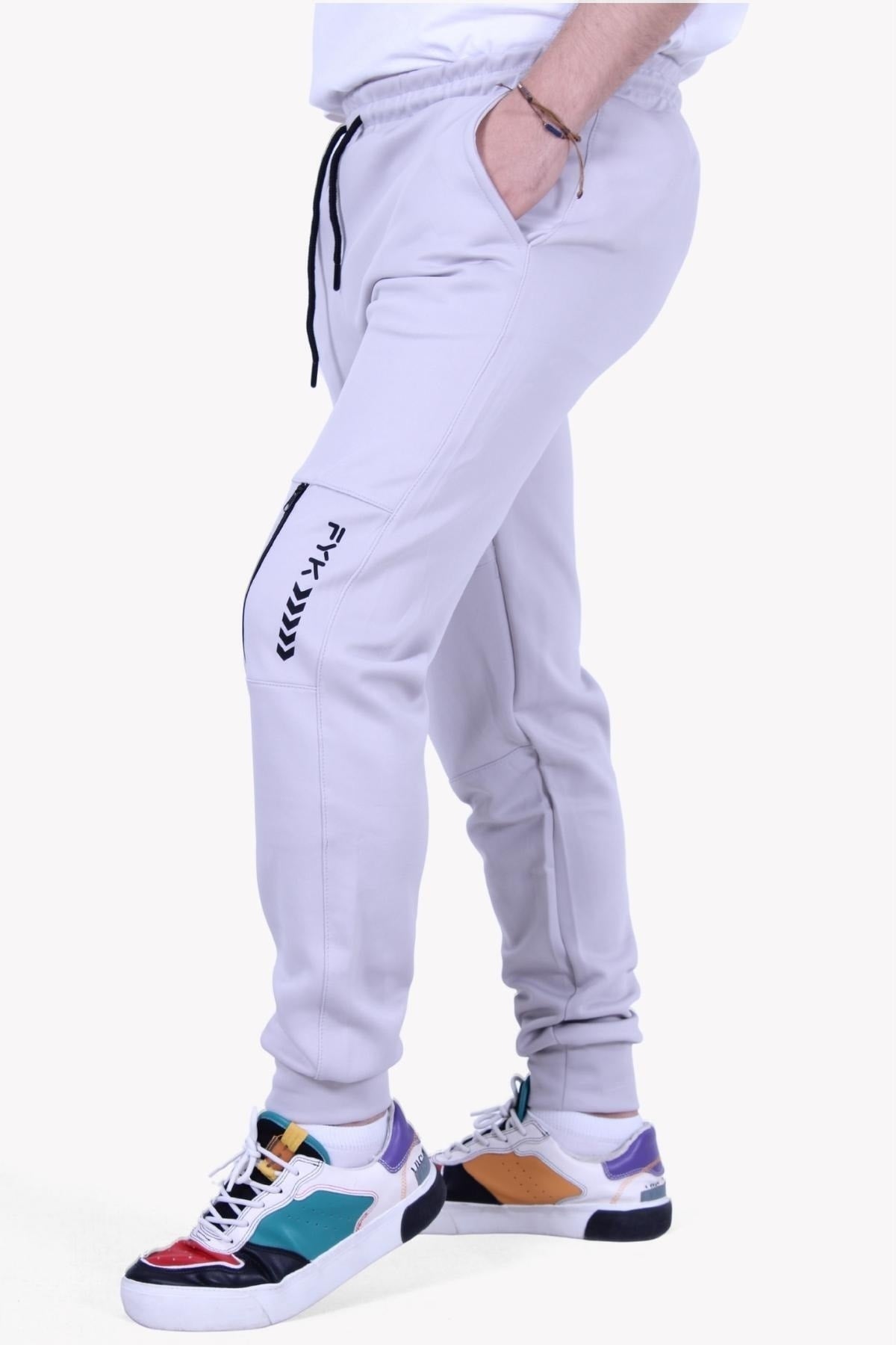 SML-XL-XXL TEXT PRINTED SLIM FIT MEN'S Sweatpants