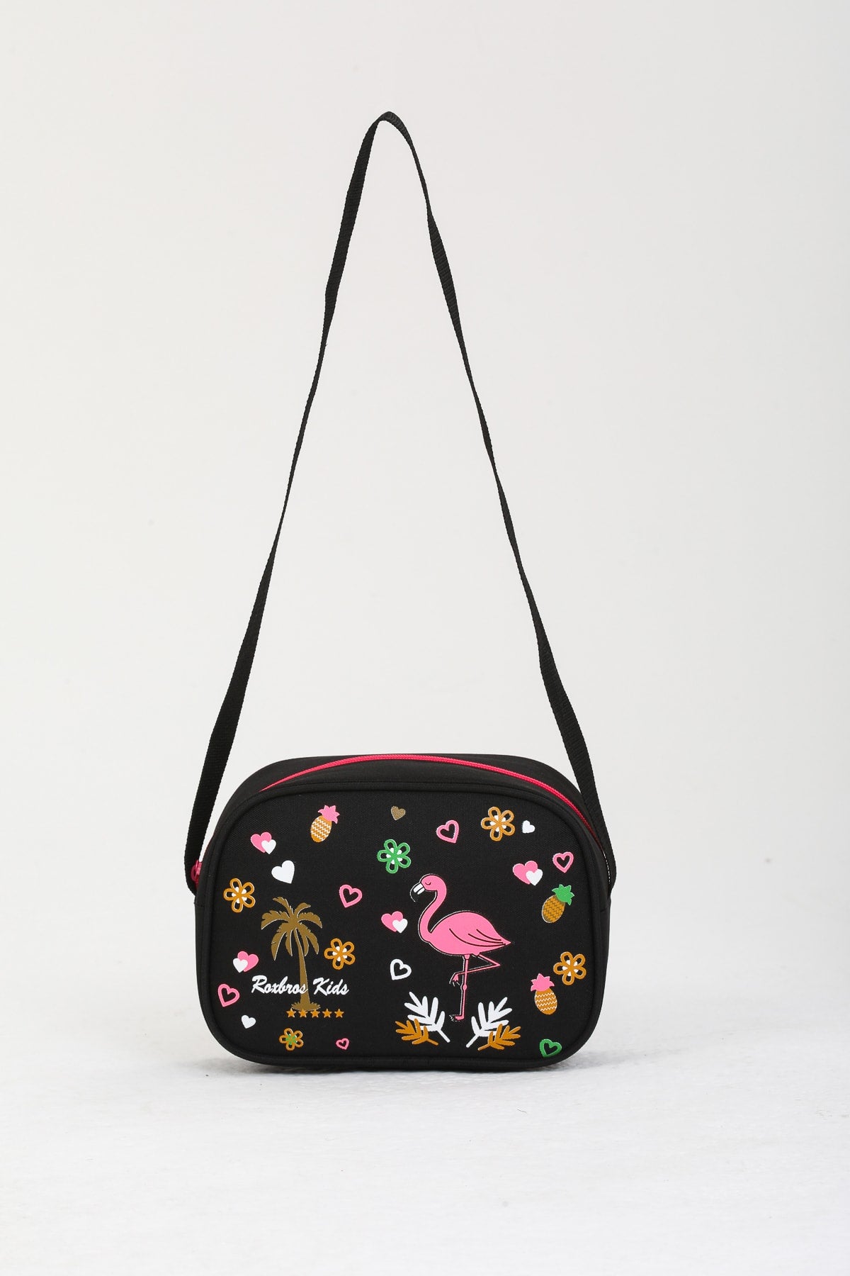 Black Flamingo Primary School Bag + Lunch Box Girls
