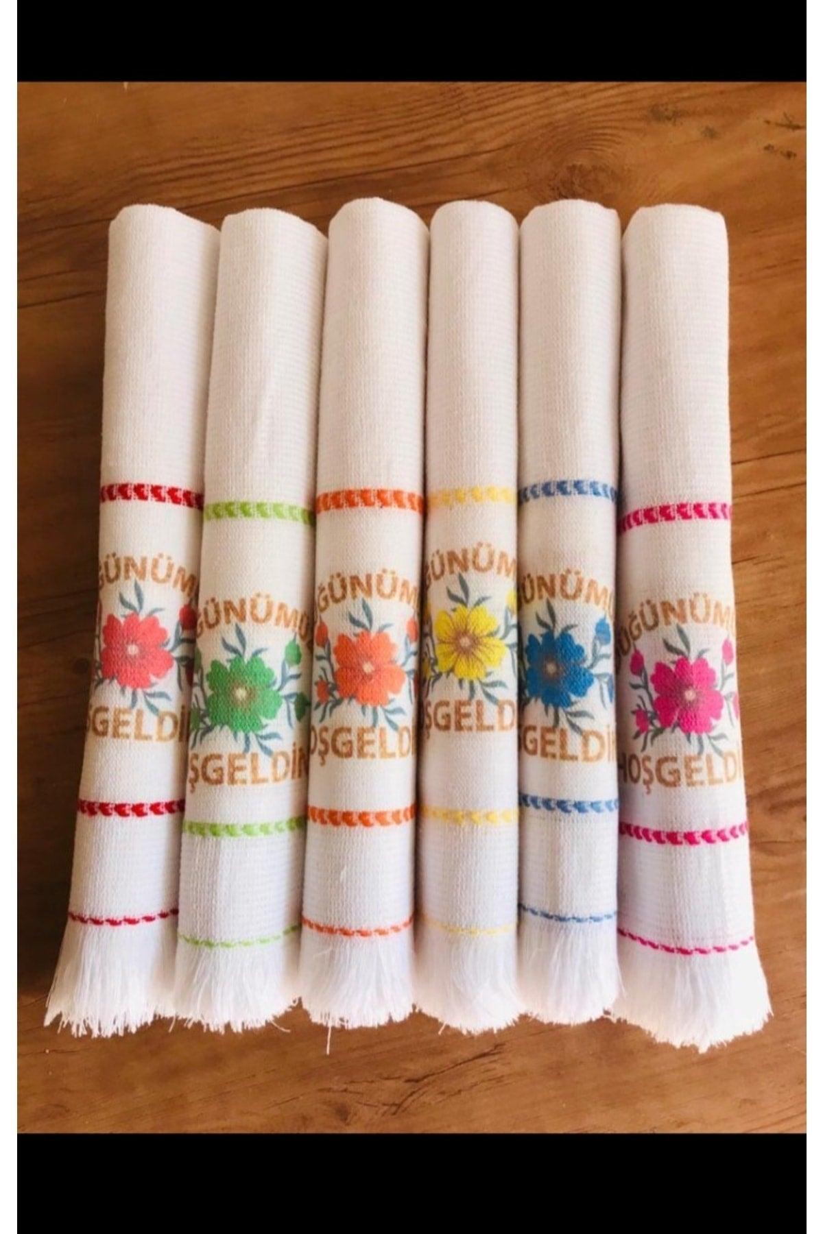 Wedding Towel Car Towel Convoy Towel 12 pcs, Welcome to our wedding. School Towel, with flowers - Swordslife