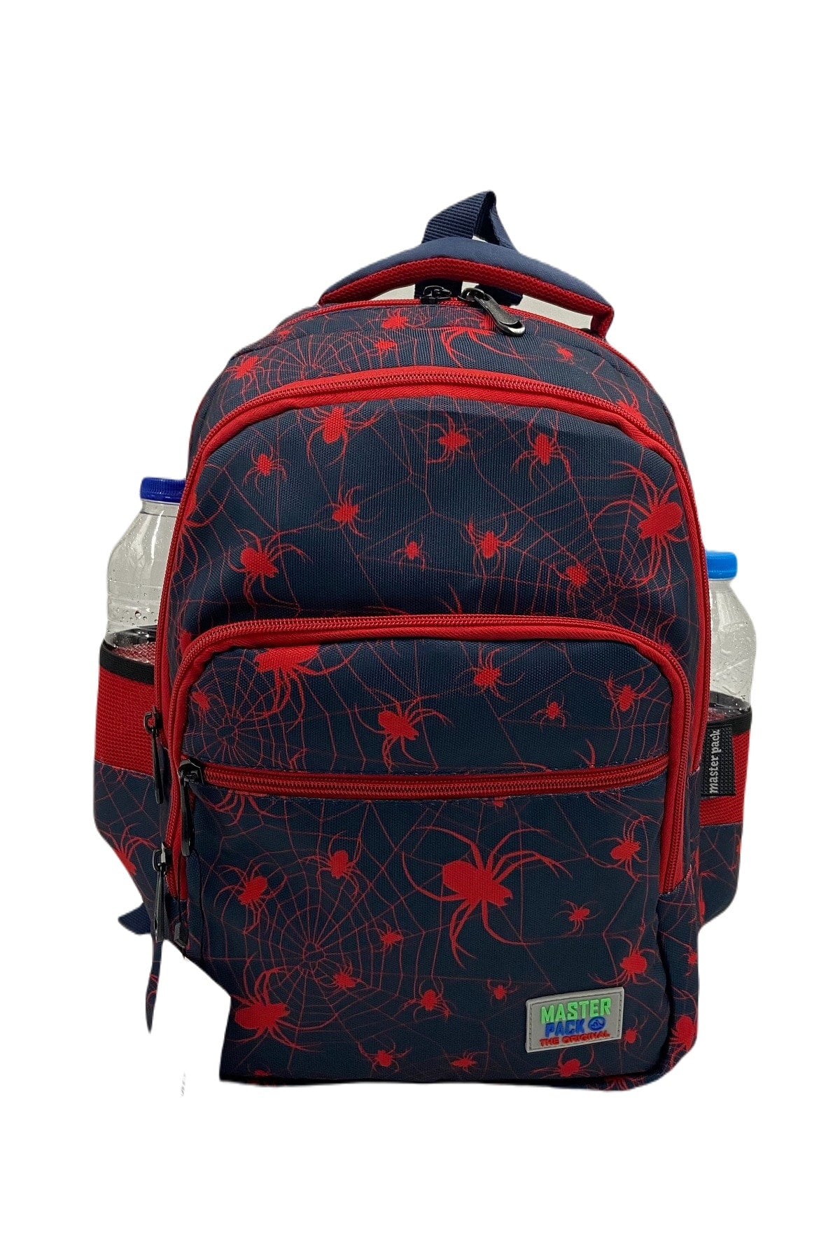 Spider Patterned Orthopedic Back Support Boys Backpack Primary School Bag With Nutritional And Pencil Holder