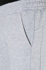 Men's Gray Gray Slim Double Striped Side Elastic Sweatpants