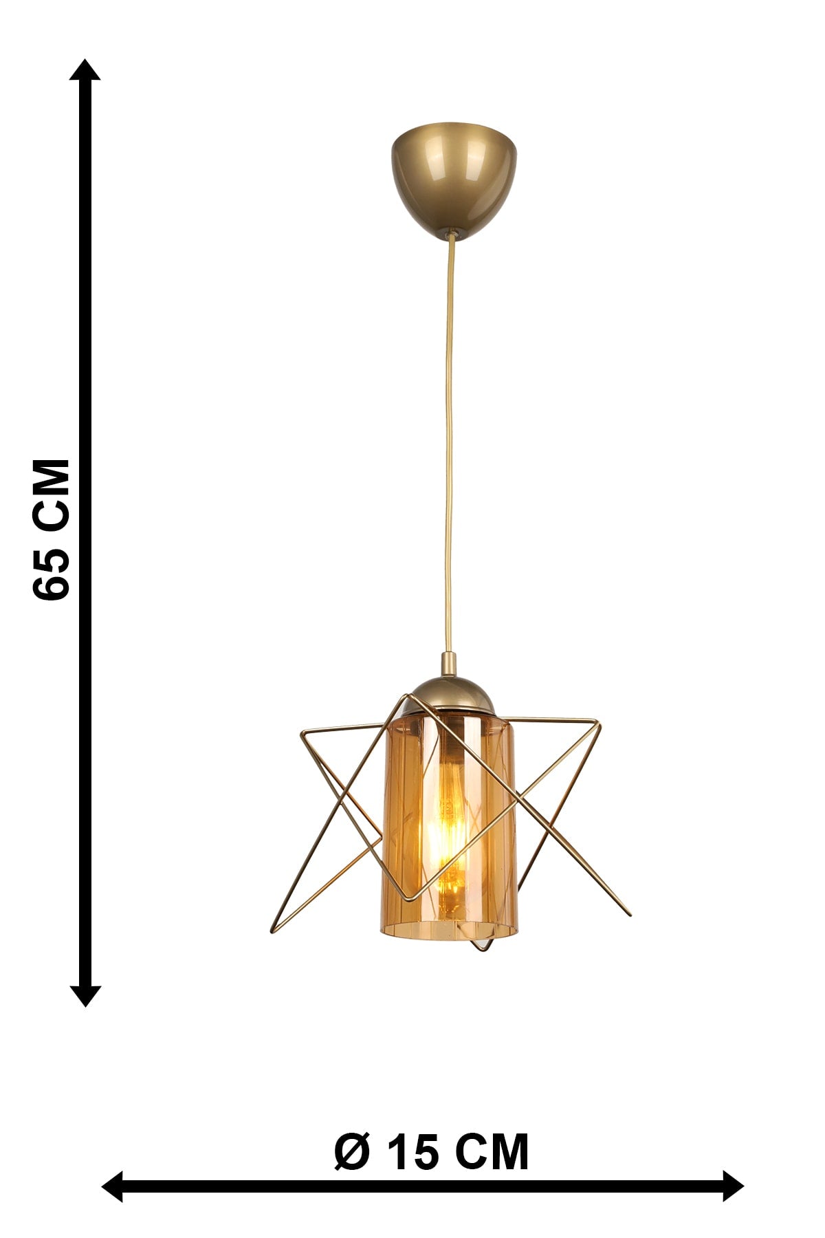 2 Pieces Modes Single Antique-honey Acrylic