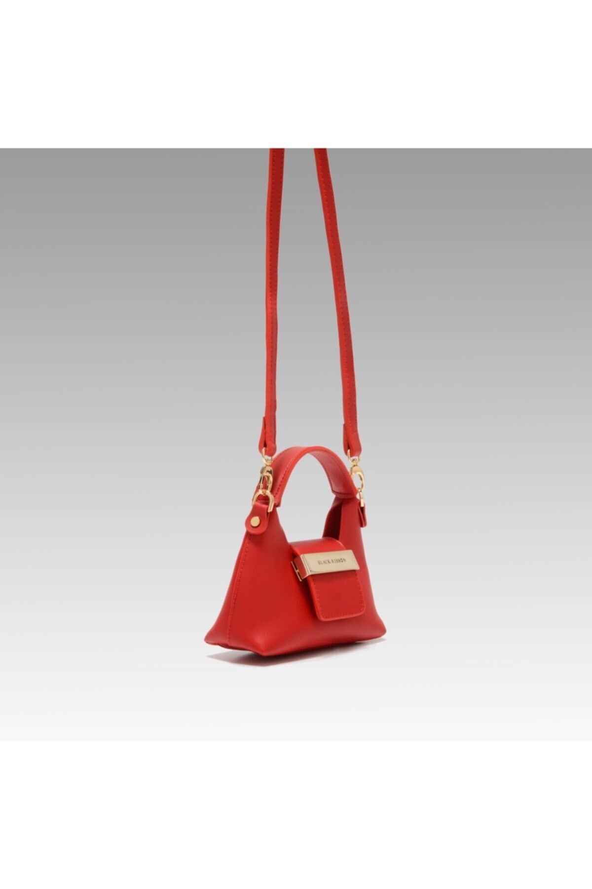 Red Accessory Detail Suspended Micro Bag