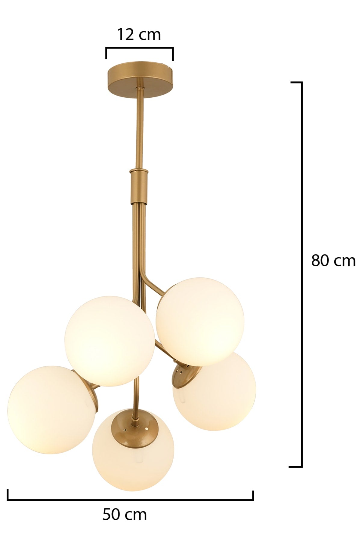 Artel 5-Piece Antique Modern Pendant Lamp, Kitchen Bedroom Living Room Chandelier
