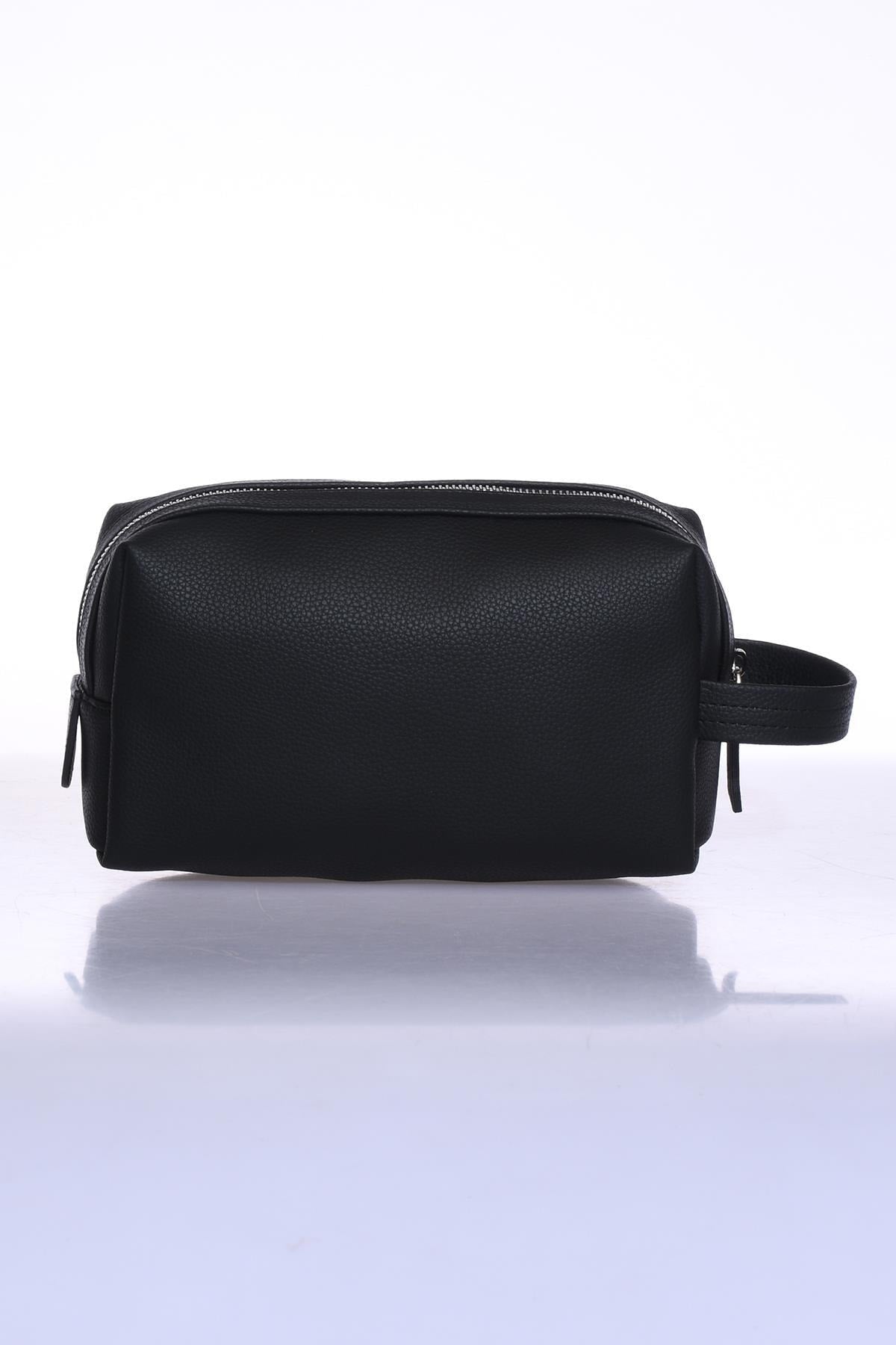 01fs2041-s Black Men's Shaving Bag And Portfolio