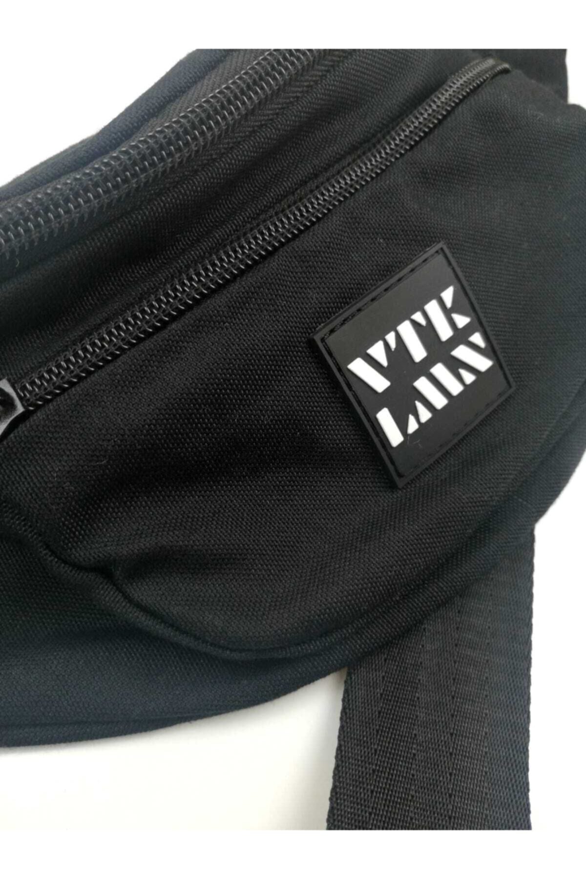 Unisex Black Color Shoulder And Waist Bag