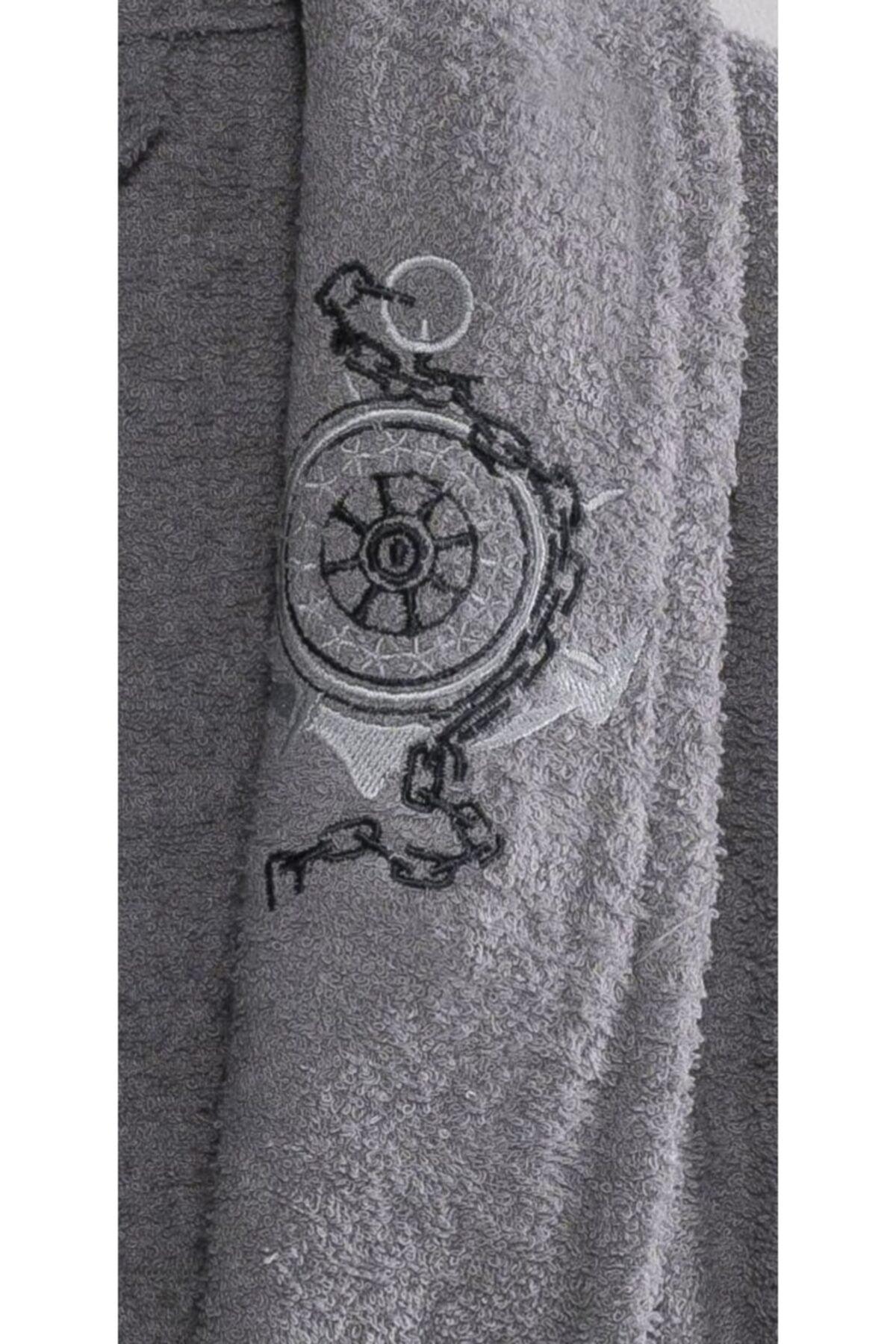 Şilay Towel Bathrobe Set of 2 Anthracite - Swordslife