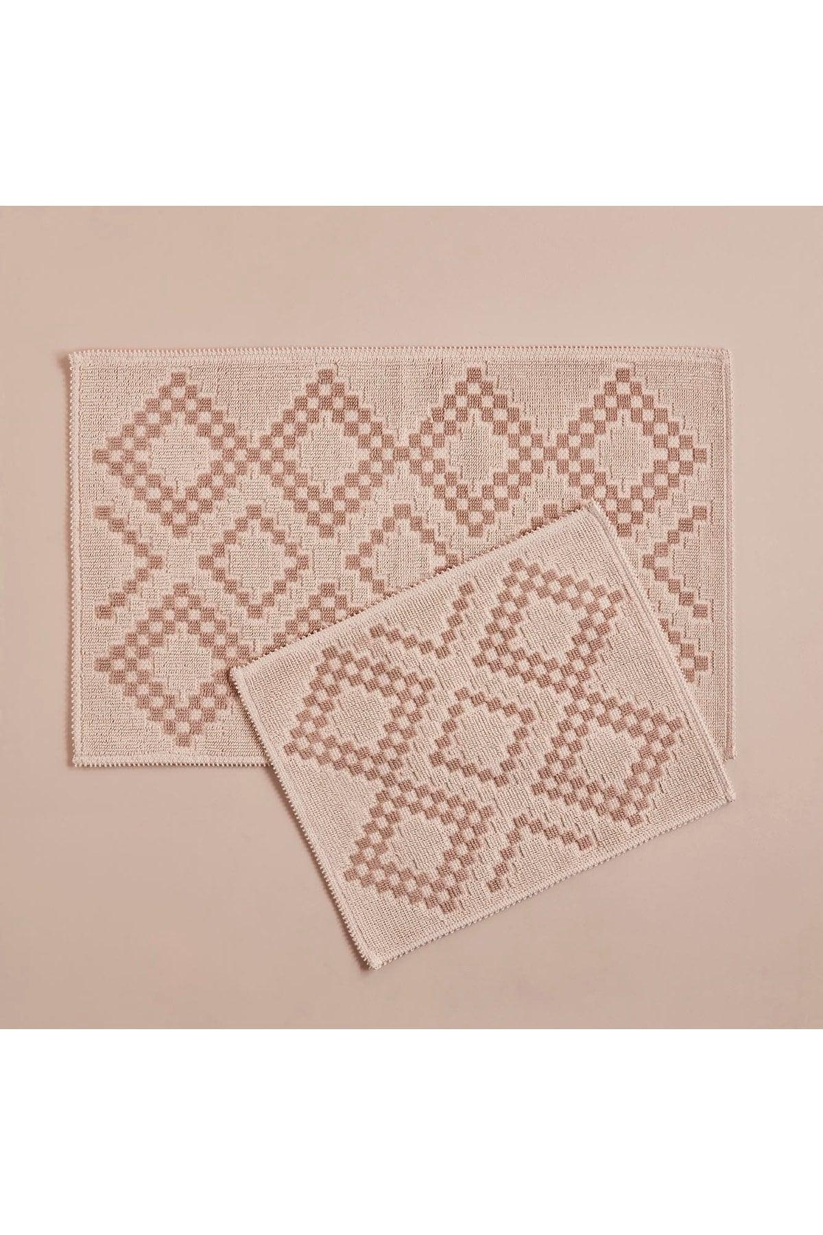 Ethnic Mat Set Beige (60X100 - 50X60 CM) - Swordslife