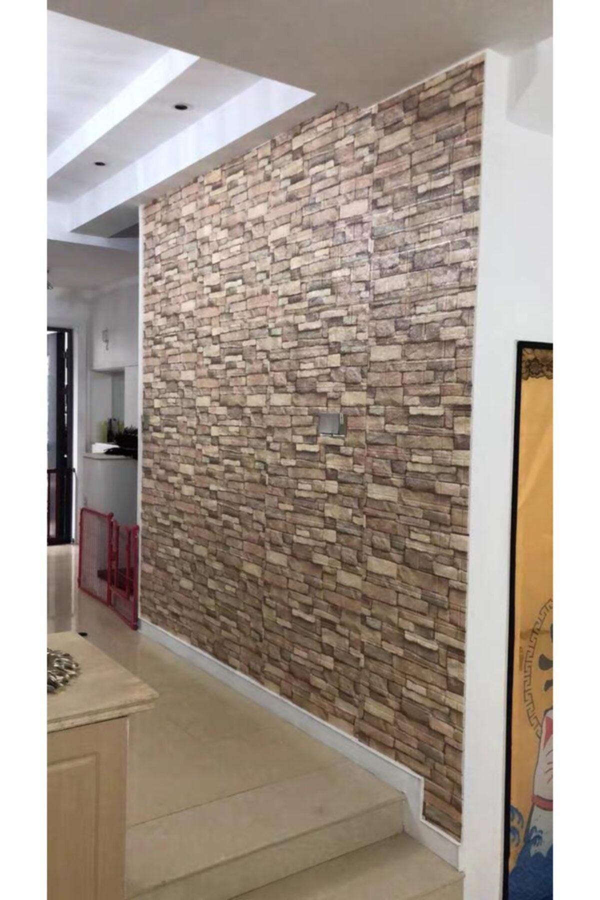 Nw46 Coffee Foam Brick Back Adhesive Flexible Wipeable Wall Panel 3d Wallpaper - Swordslife