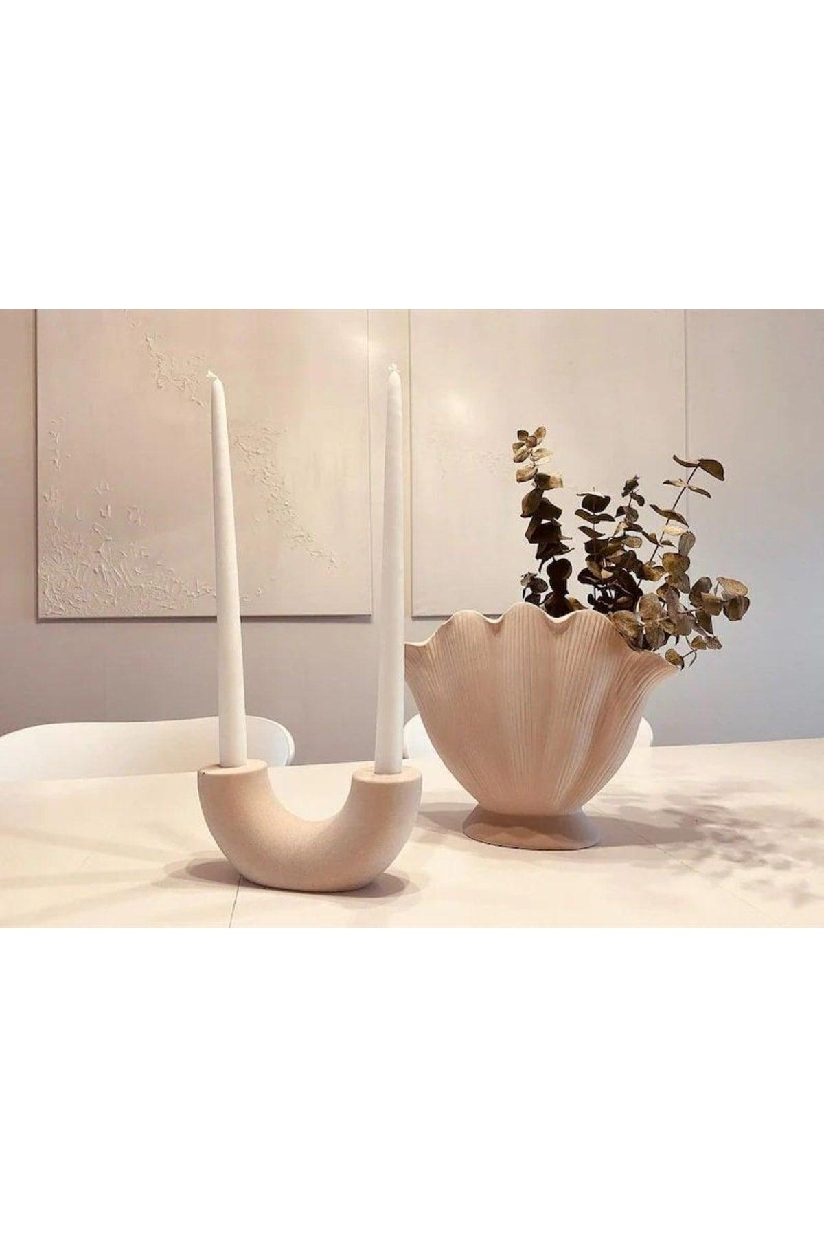 Horn Candlestick Candle Holder & Blank Match Set - Swordslife