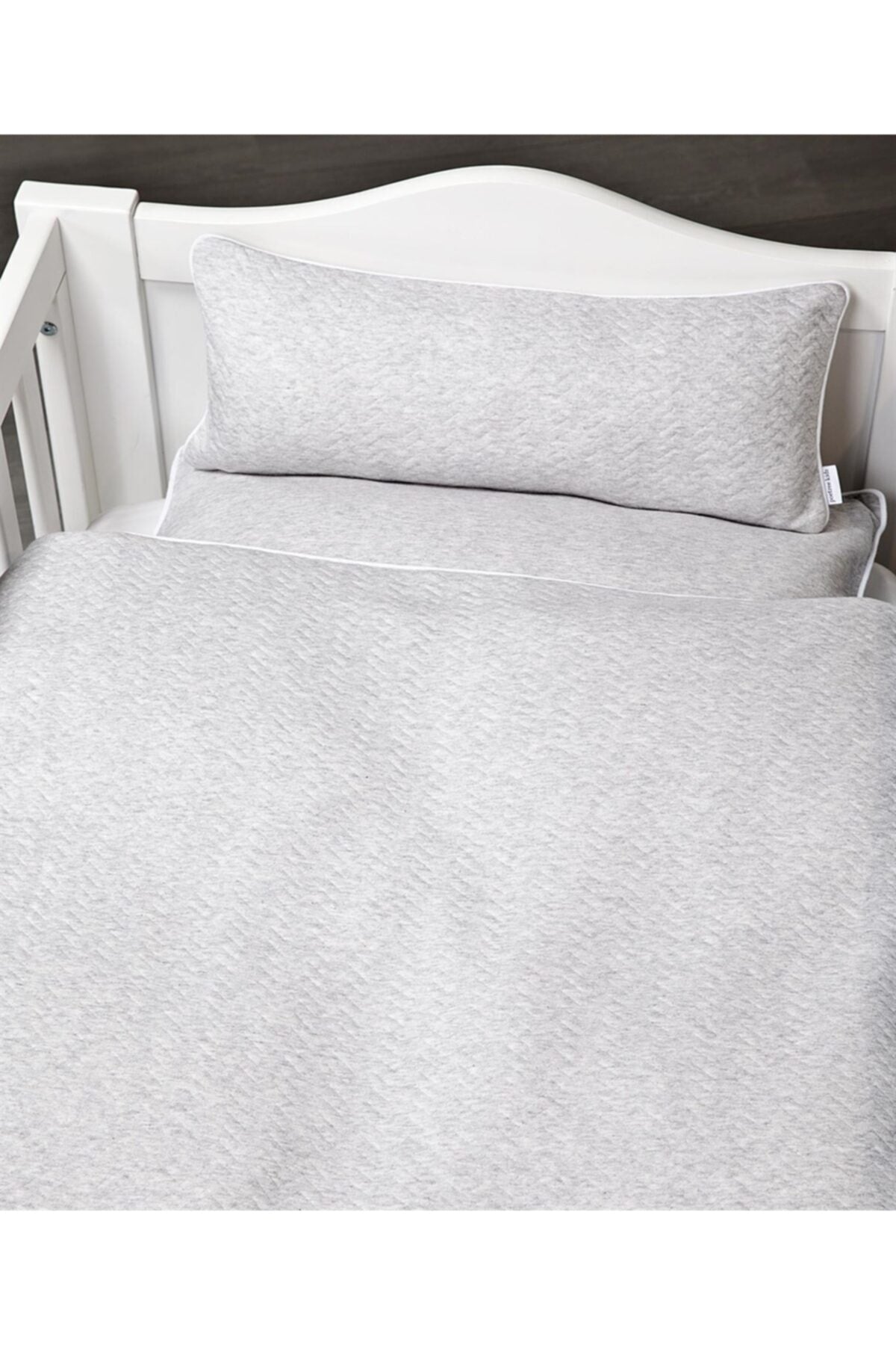 Chevron Gray Baby Duvet Cover Set