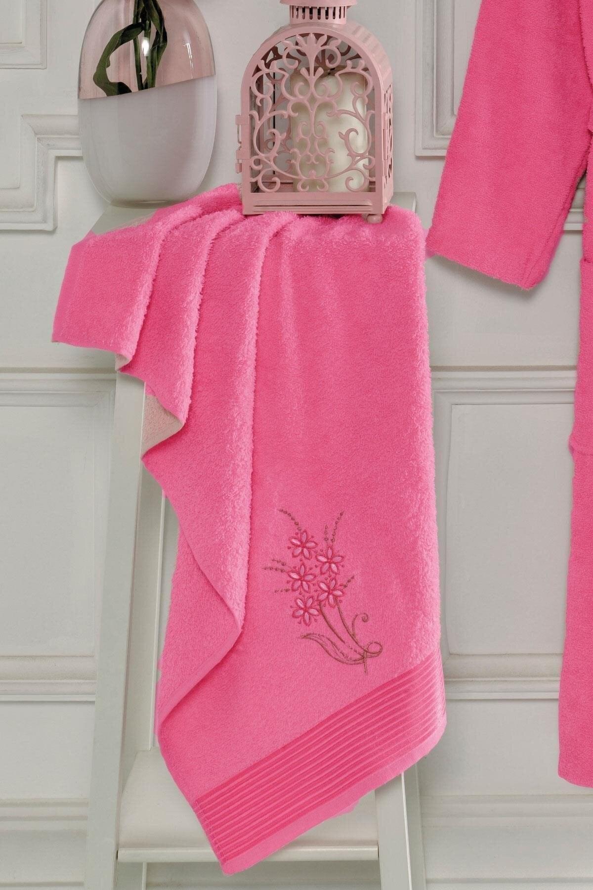 Set of 2 Cotton Embroidered Towel Bathrobes - Swordslife