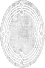 Punto Non-Slip Dot Base Washable Non-Slip (100x100) Round Bath Mat And Bathroom Rug - Swordslife