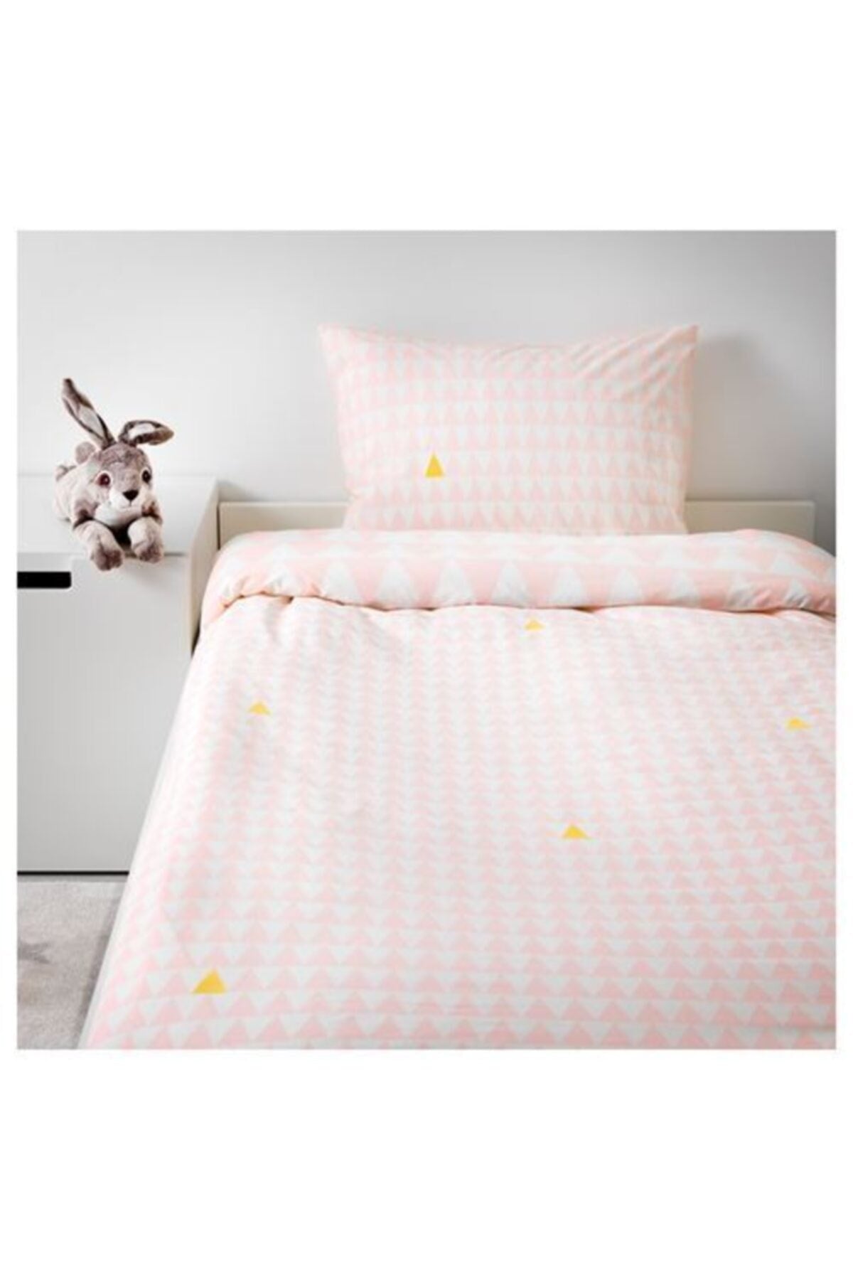 Kids Duvet Cover Single Duvet Cover Set, Pink Color Meridyendukkan 150x200/50x60 Cm