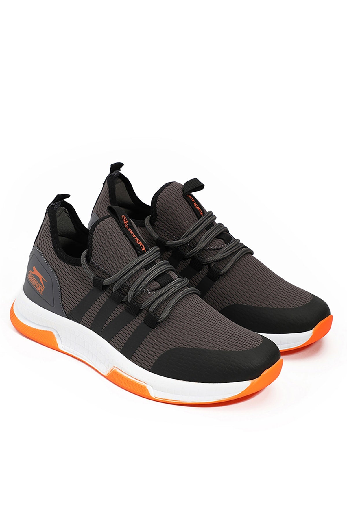 TUESDAY I Sneaker Unisex Shoes Dark Gray / Orange